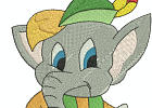 elephant 3 5x7